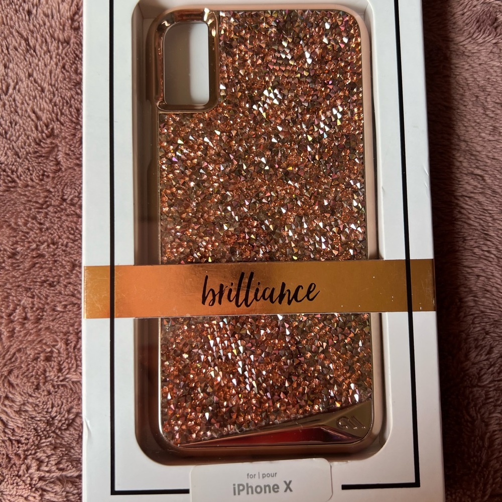 Casemate Iphone X/XS rose gold brilliance case